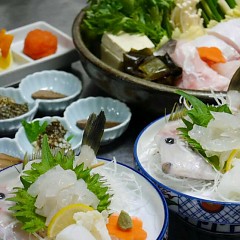 大好評の「クエ鍋」の画像
