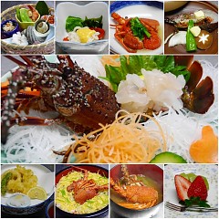 伊勢海老フルコースの画像