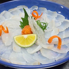 クエ薄造りデラックス！の画像