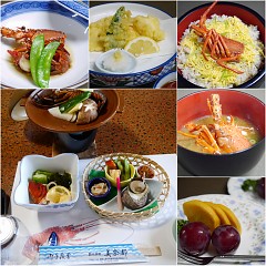 伊勢海老フルコースの画像
