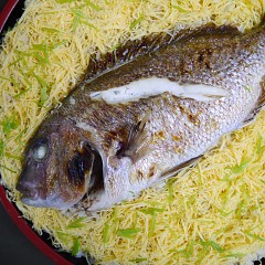 鯛めし＆クエ鍋の画像