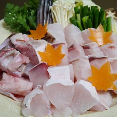 クエ鍋フルコースの画像