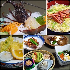伊勢海老フルコースの画像