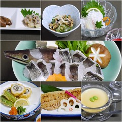 鱧フルコースの画像