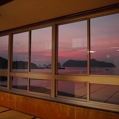 綺麗な夕焼けの画像