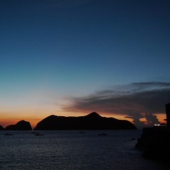 夕焼けの画像