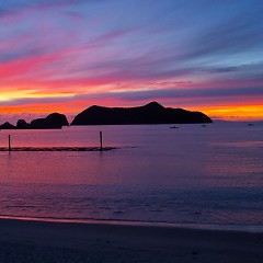 最高の夕焼けの画像