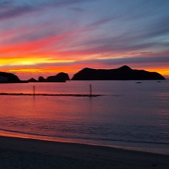 最高の夕焼けの画像