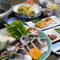 ハモフルコースの画像