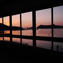 綺麗な夕焼けの画像