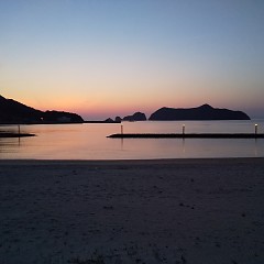 綺麗な夕焼けの画像