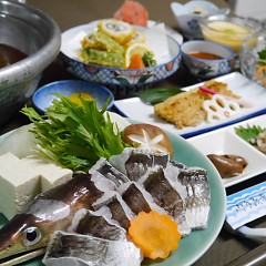 ハモフルコースの画像