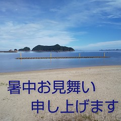 暑中お見舞い申し上げますの画像