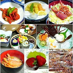 伊勢海老フルコースの画像