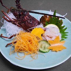 クエ料理・伊勢海老料理の画像
