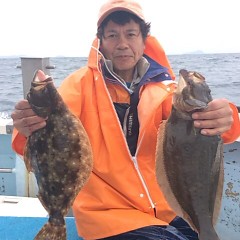 ■10月22日（土）朝便・ヒラメ釣りの写真その6