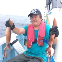 8月10日（木） 一日便・スルメイカ釣りの写真その5