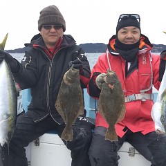 1月 19日（日） 午前便・ヒラメ釣りの写真その1