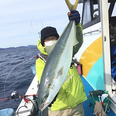 2月 7日（金） 午前便・ヒラメ釣り 午後便・アジ釣りの写真その1