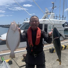 7月30日（火）午前便・タテ釣りの写真その1