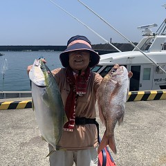 8月4日（日）午前便・タテ釣りの写真その1