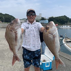 8月7日（水）午前便・タテ釣りの写真その1