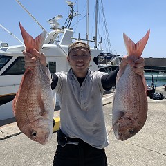 8月9日（金）午前便・タテ釣りの写真その1