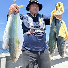 8月13日（火）午前便・タテ釣りの写真その1