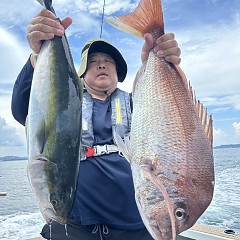 8月24日（土）午前便・タテ釣りの写真その1