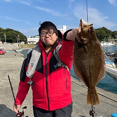 11月22日（金）午前便・ヒラメ釣りの写真その2