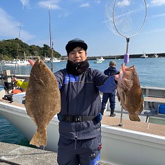 11月22日（金）午前便・ヒラメ釣りの写真その3