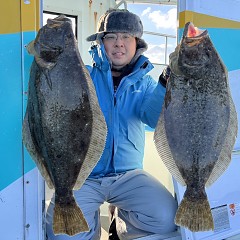 1月 3日（金）1日便・ヒラメ釣りの写真その5