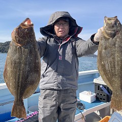 1月 5日（日） 一日便・ヒラメ釣りの写真その1