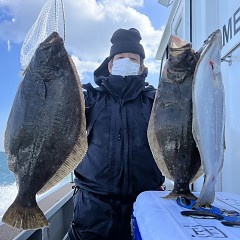 1月 7日（火） 午前便・ヒラメ釣りの写真その1