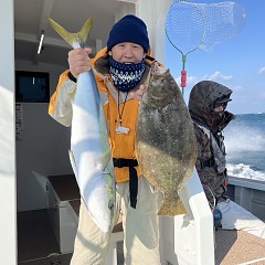 1月 7日（火） 午前便・ヒラメ釣りの写真その2