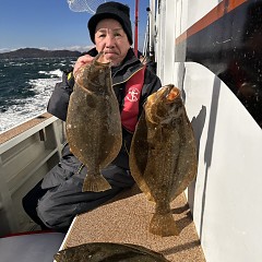 1月 13日（月） 午前便・ヒラメ釣りの写真その3