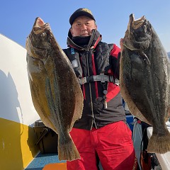 1月 14日（火） 一日便・ヒラメ釣りの写真その4