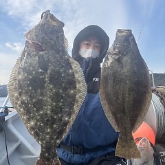 1月 15日（水）一日便・ヒラメ釣りの写真その1