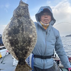 1月 15日（水）一日便・ヒラメ釣りの写真その11