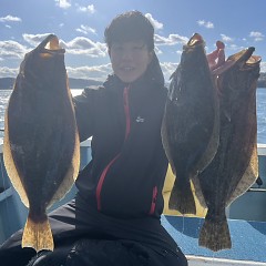 1月 17日（金）一日便・ヒラメ釣りの写真その1