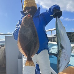 1月 17日（金）一日便・ヒラメ釣りの写真その11