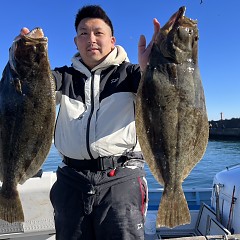 1月 18日（土）一日便・ヒラメ釣りの写真その1