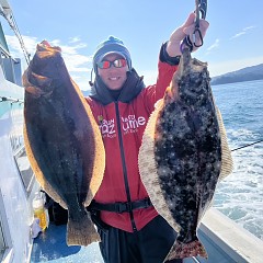 1月 19日（日）一日便・ヒラメ釣りの写真その1