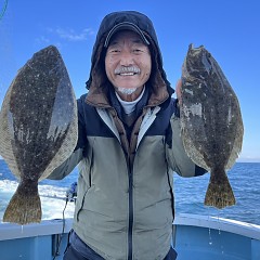 1月 20日（月） 一日便・ヒラメ釣りの写真その9