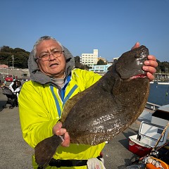 1月23日（木）午前便・ヒラメ釣りの写真その1