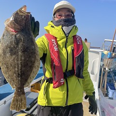 1月 24日（金）一日便・ヒラメ釣りの写真その2