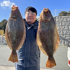 1月 30日（木）一日便・ヒラメ釣りの写真その2