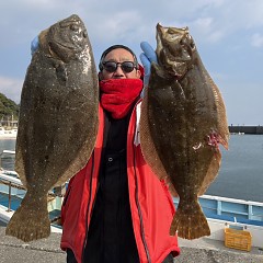 1月 31日（金）一日便・ヒラメ釣りの写真その1