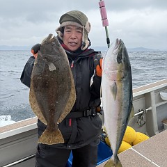 2月 2日（日）午前便・ヒラメ釣りの写真その1