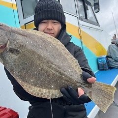 2月 2日（日）一日便・ヒラメ釣りの写真その3